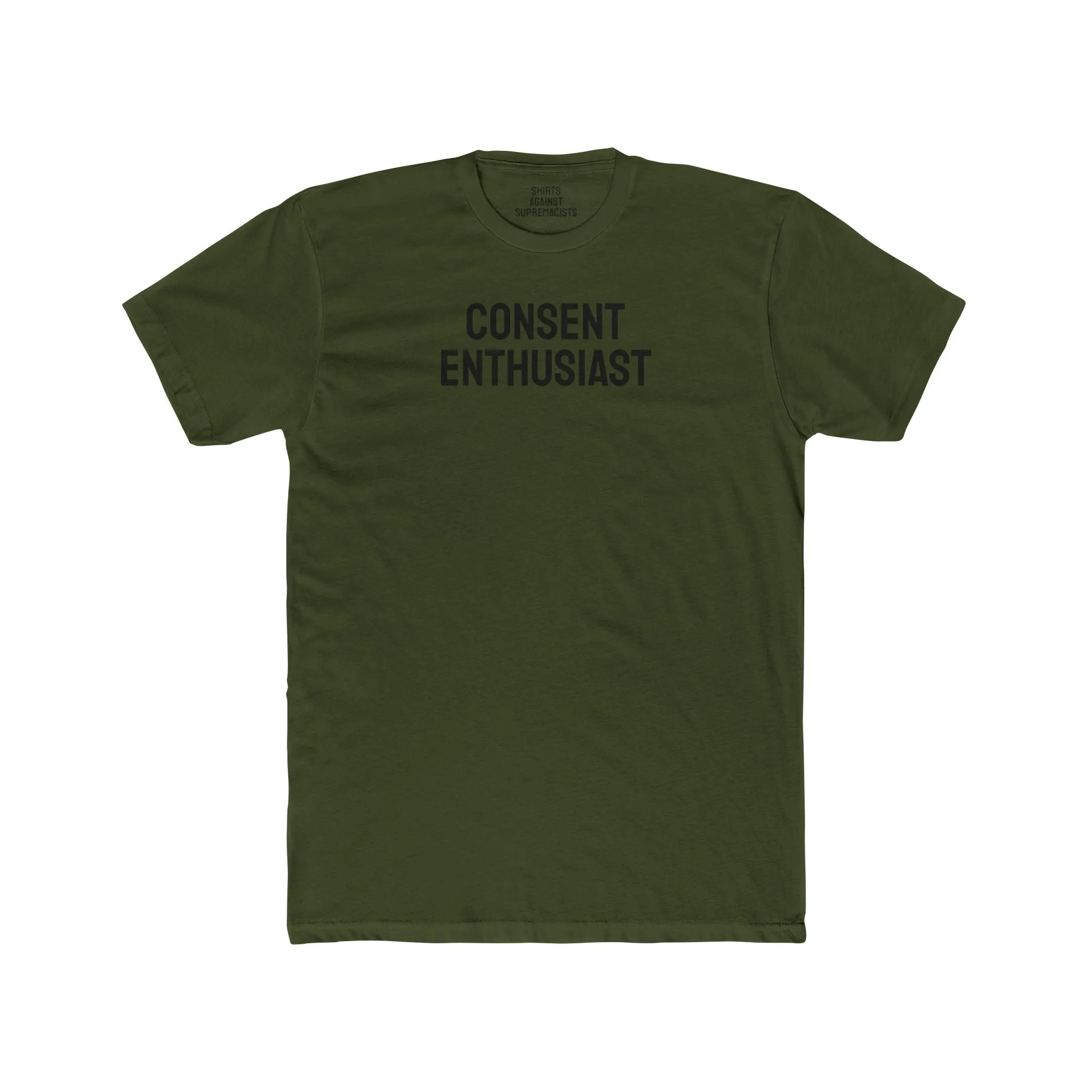 Consent Enthusiast - Unisex Cotton Crew Tee