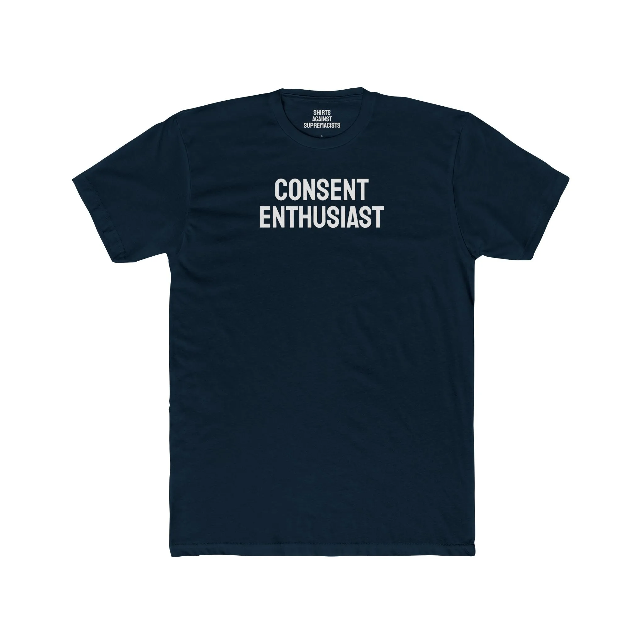 Consent Enthusiast - Unisex Cotton Crew Tee