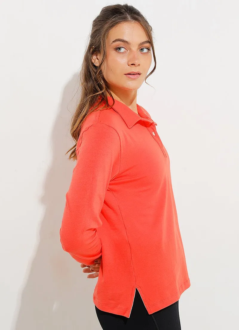 Court LS Polo (Orange)