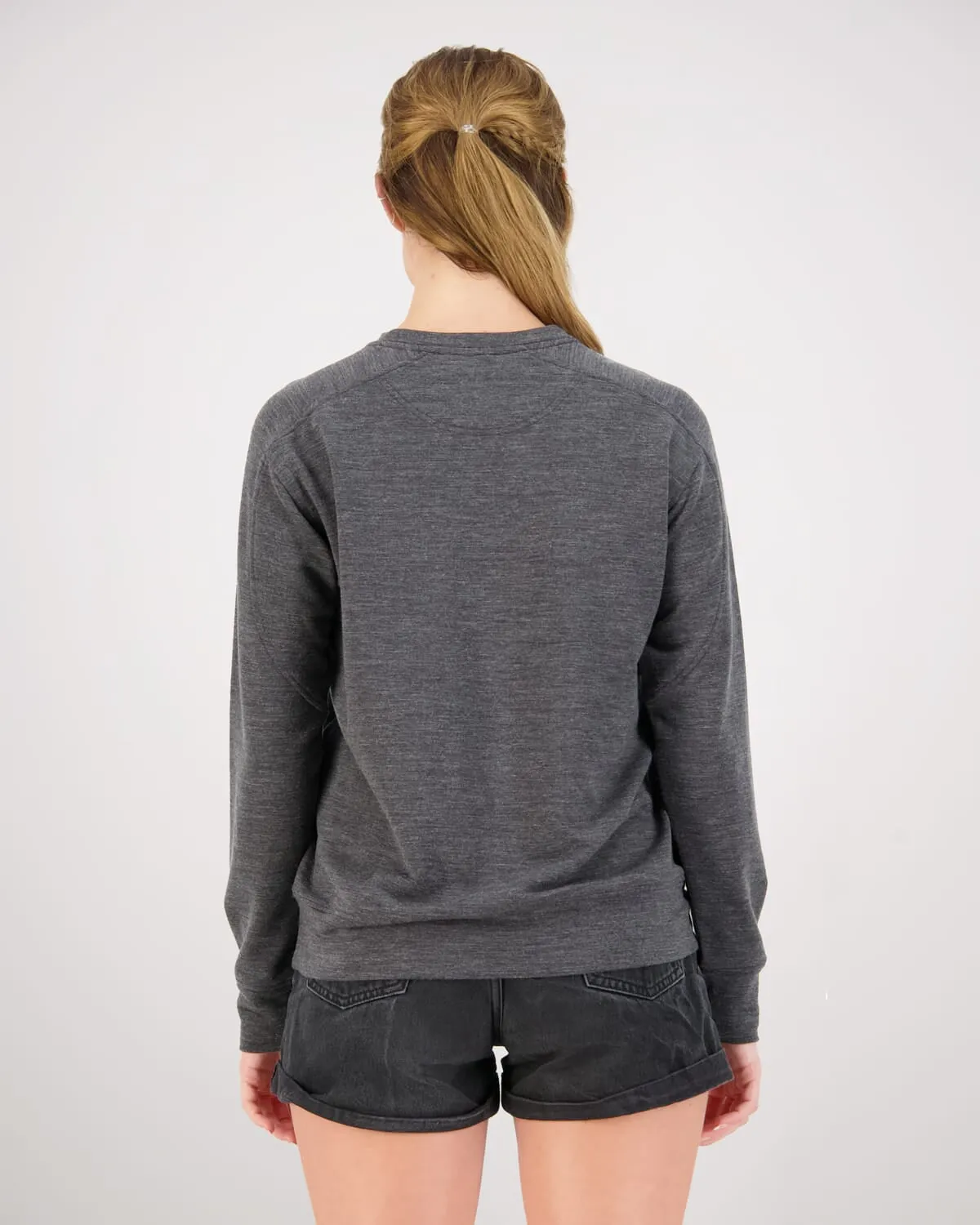 Covert Lite Merino Crew - Smoke