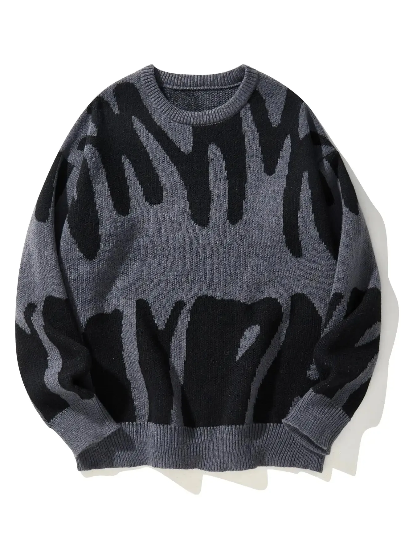Crimson Haze Crewneck Sweater