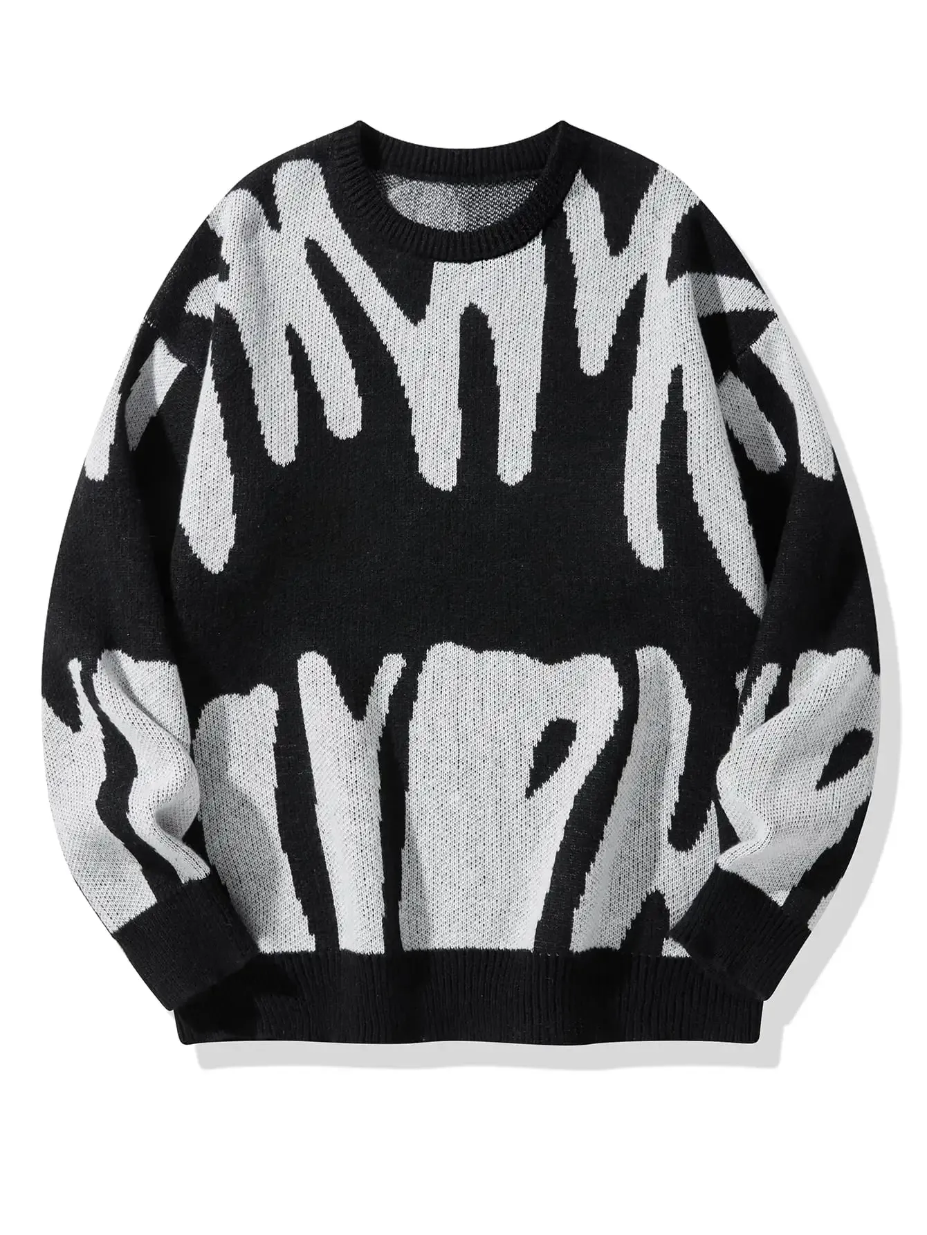 Crimson Haze Crewneck Sweater