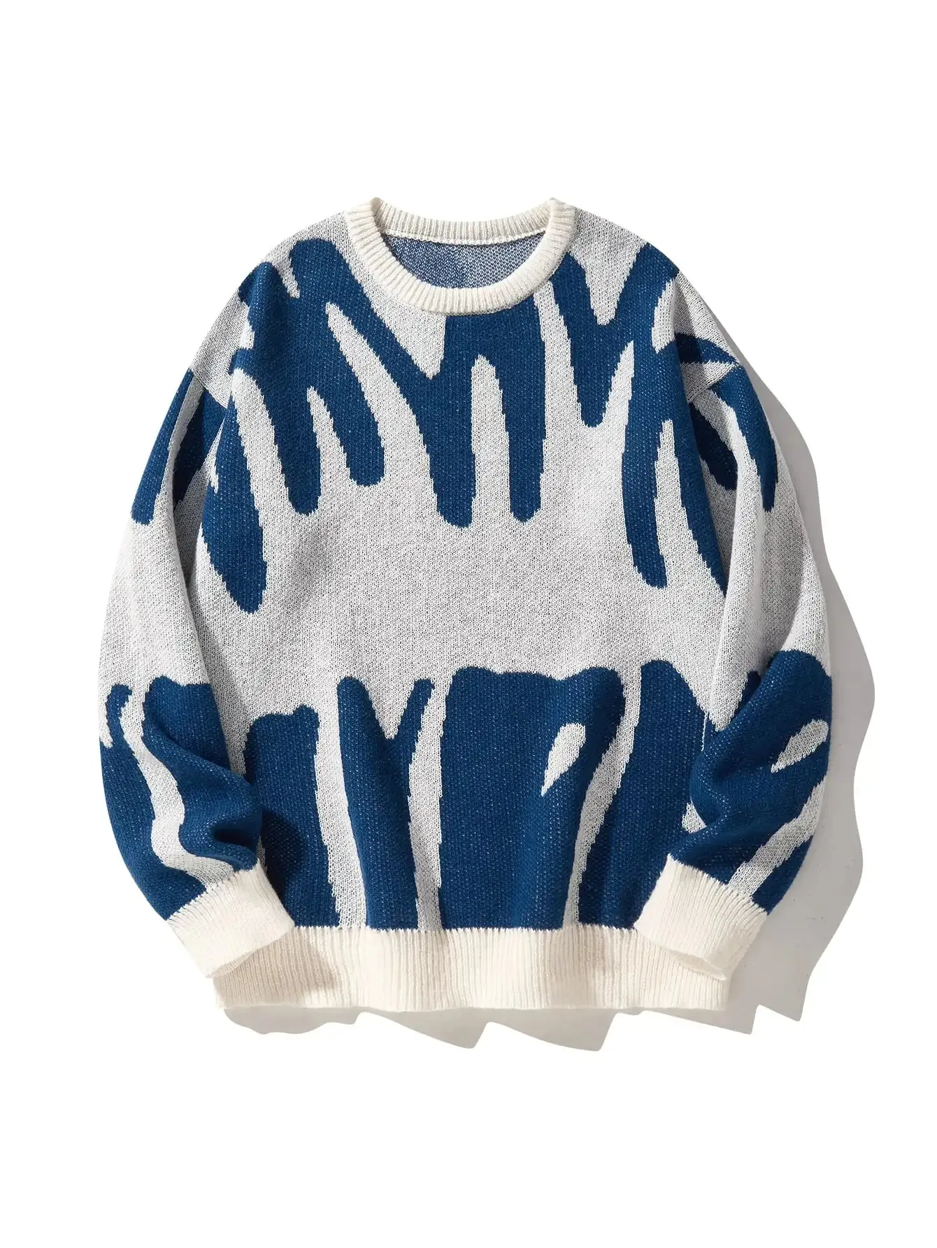Crimson Haze Crewneck Sweater