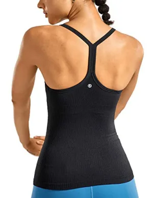 CRZ YOGA Workout Tank with Built-in Bra