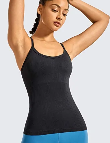 CRZ YOGA Workout Tank with Built-in Bra