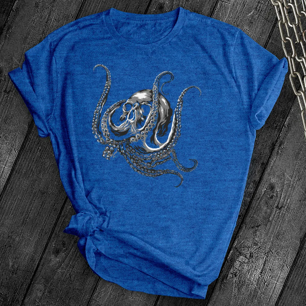 Cthulhu Octopus Skull Tee