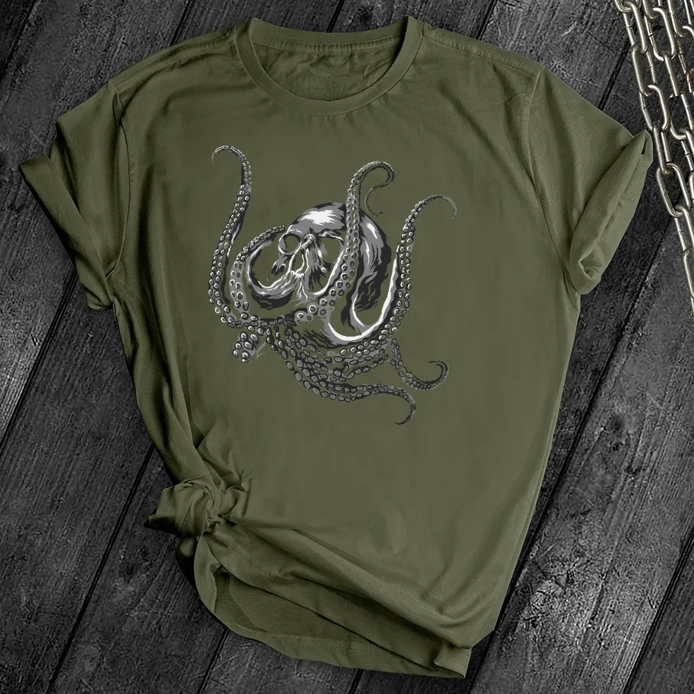 Cthulhu Octopus Skull Tee