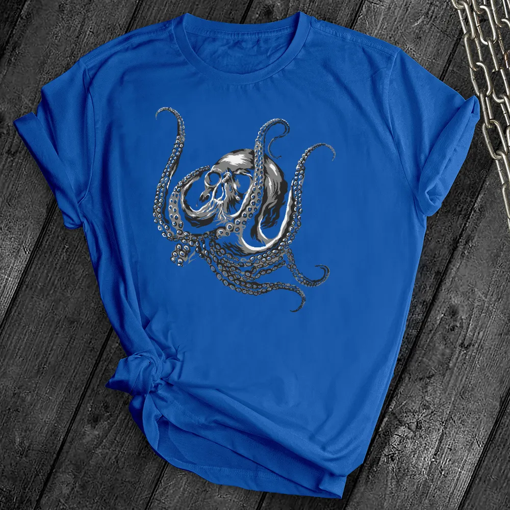 Cthulhu Octopus Skull Tee