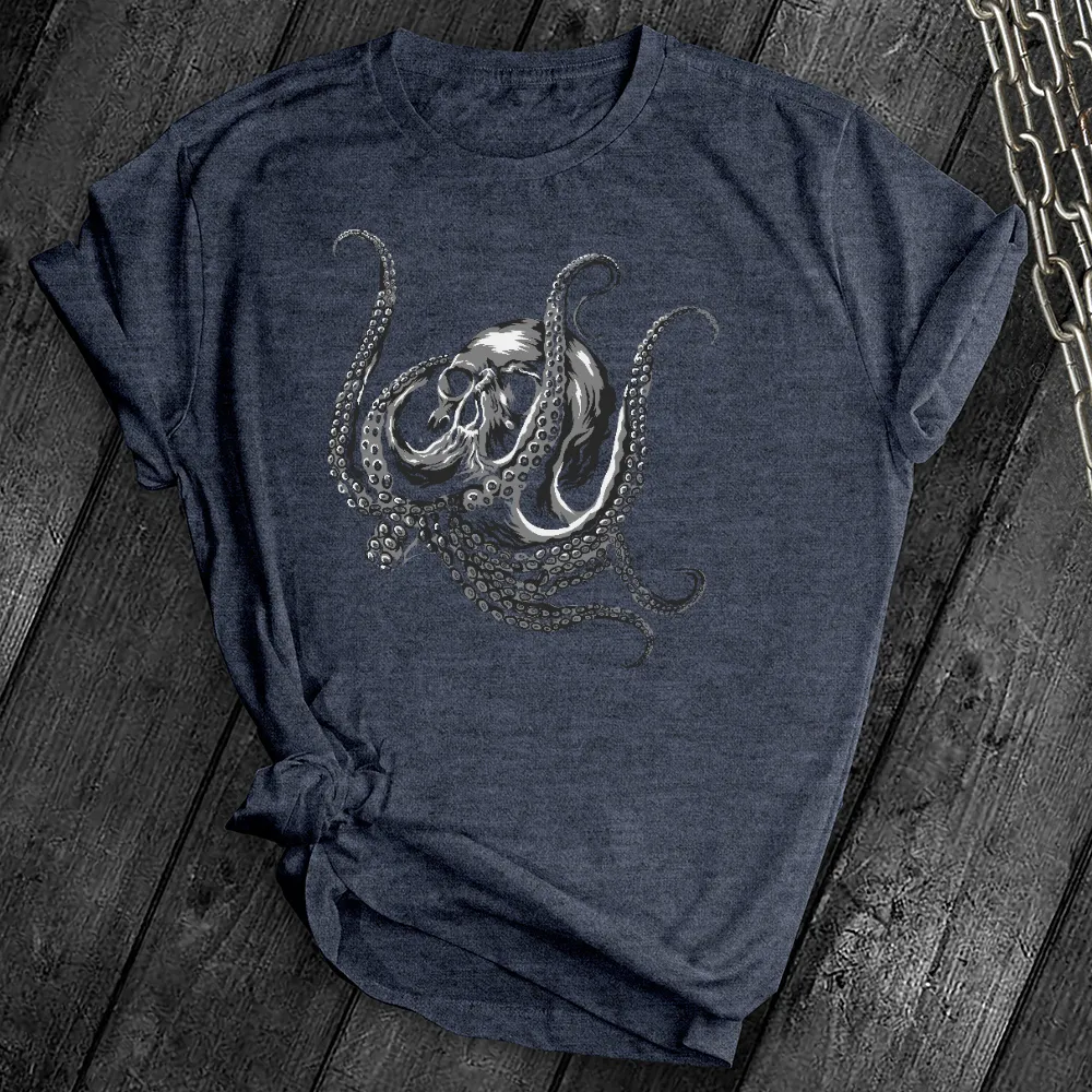 Cthulhu Octopus Skull Tee
