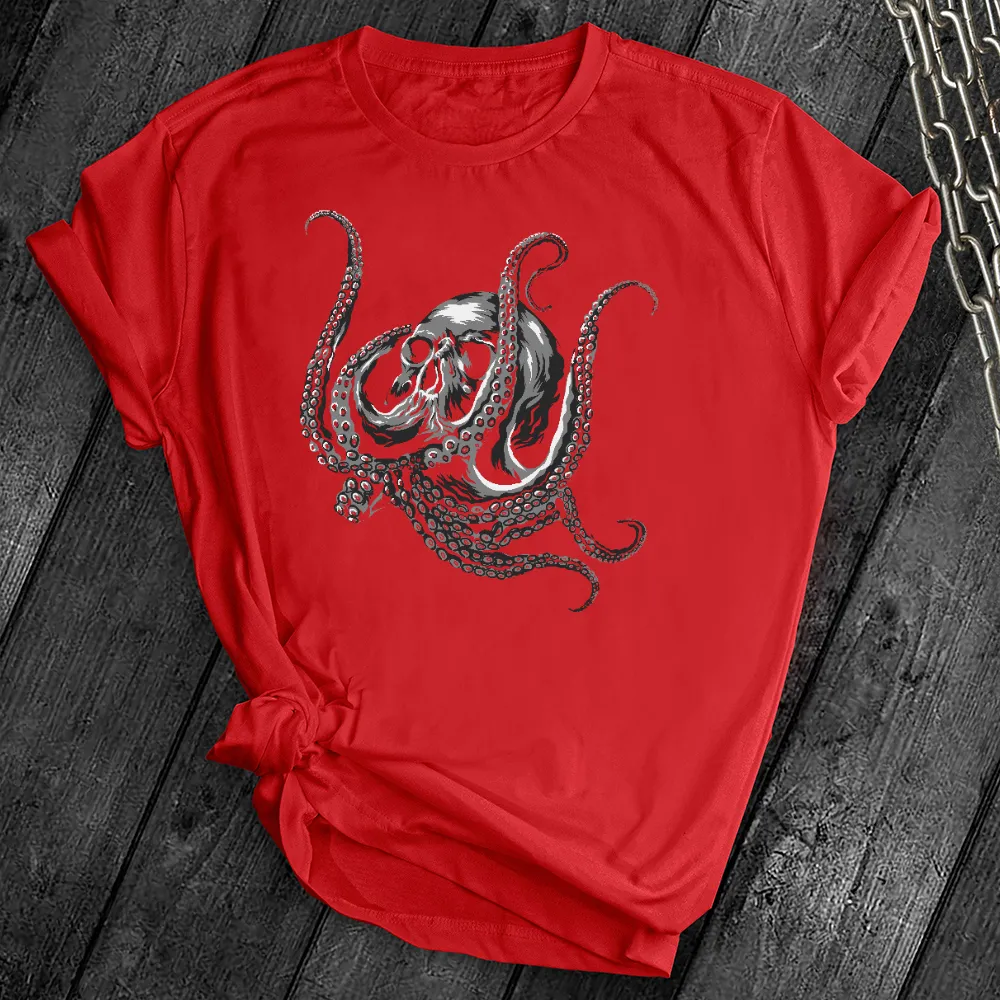 Cthulhu Octopus Skull Tee