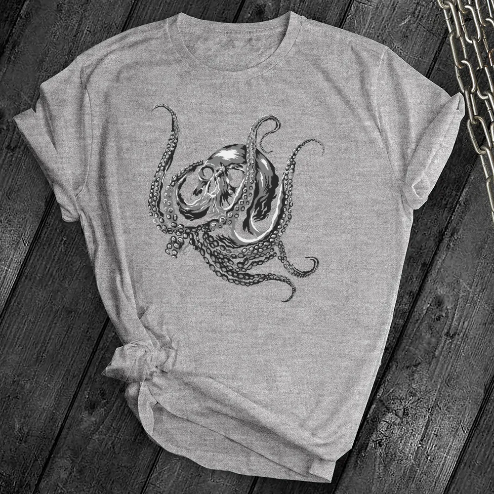 Cthulhu Octopus Skull Tee