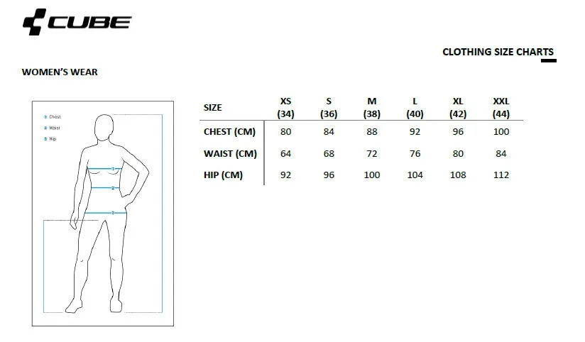 CUBE TEAMLINE WS CYCLE SHORTS BLUE´N´MINT