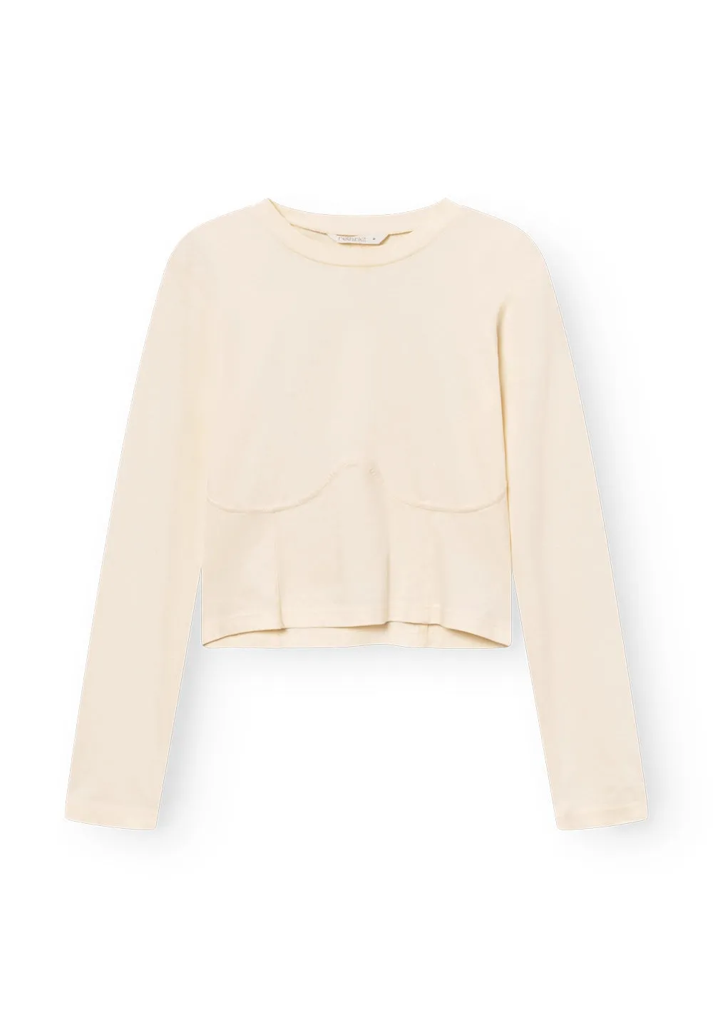 Curved Tee Nice - ecru