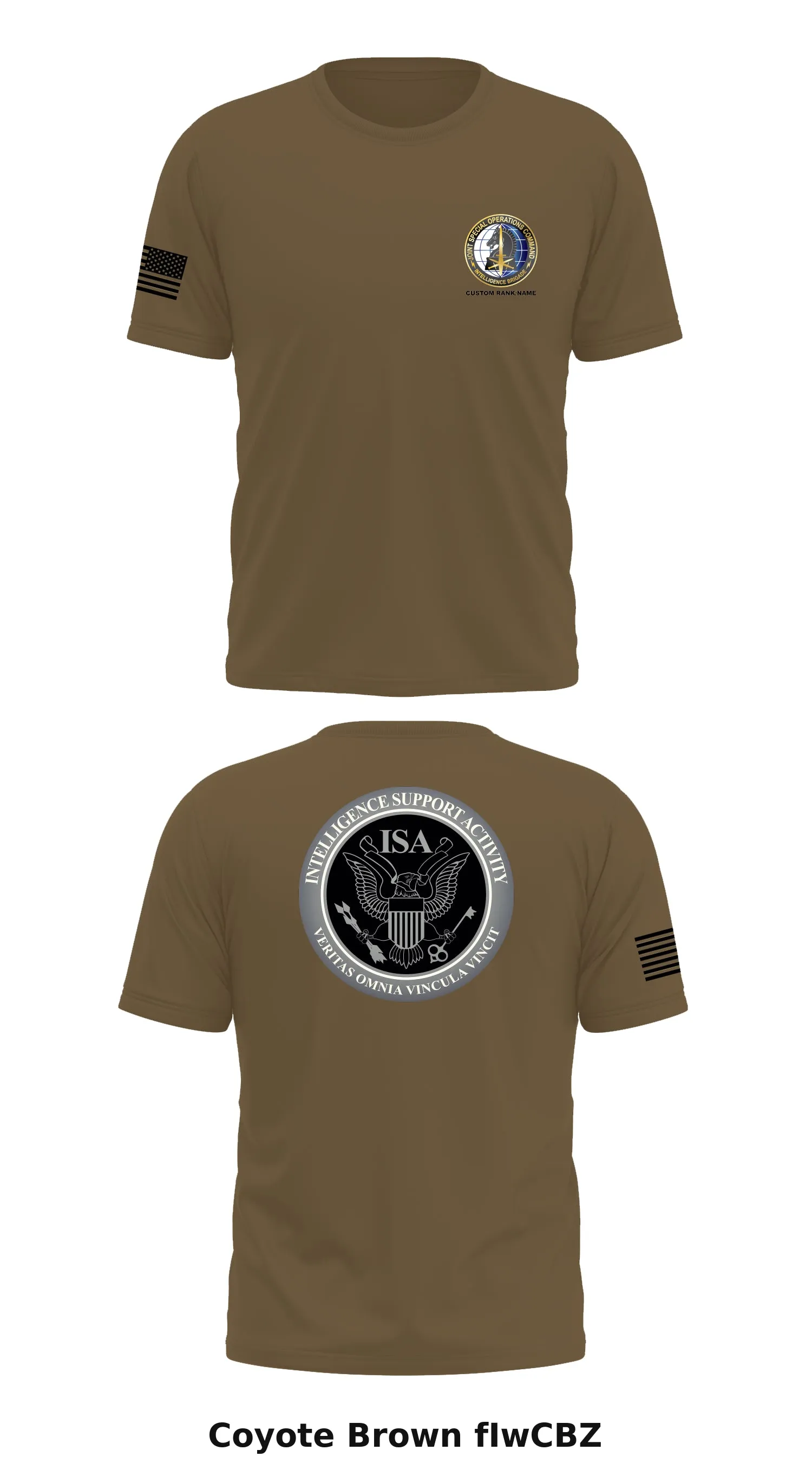 CUSTOM Army Special Operations Command  Store 1 Core Men's SS Performance Tee - fIwCBZ