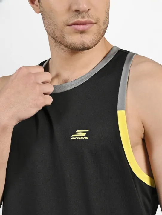 CUT AND SEW PERFORMANCE TANK (TT0011ID-BLK)