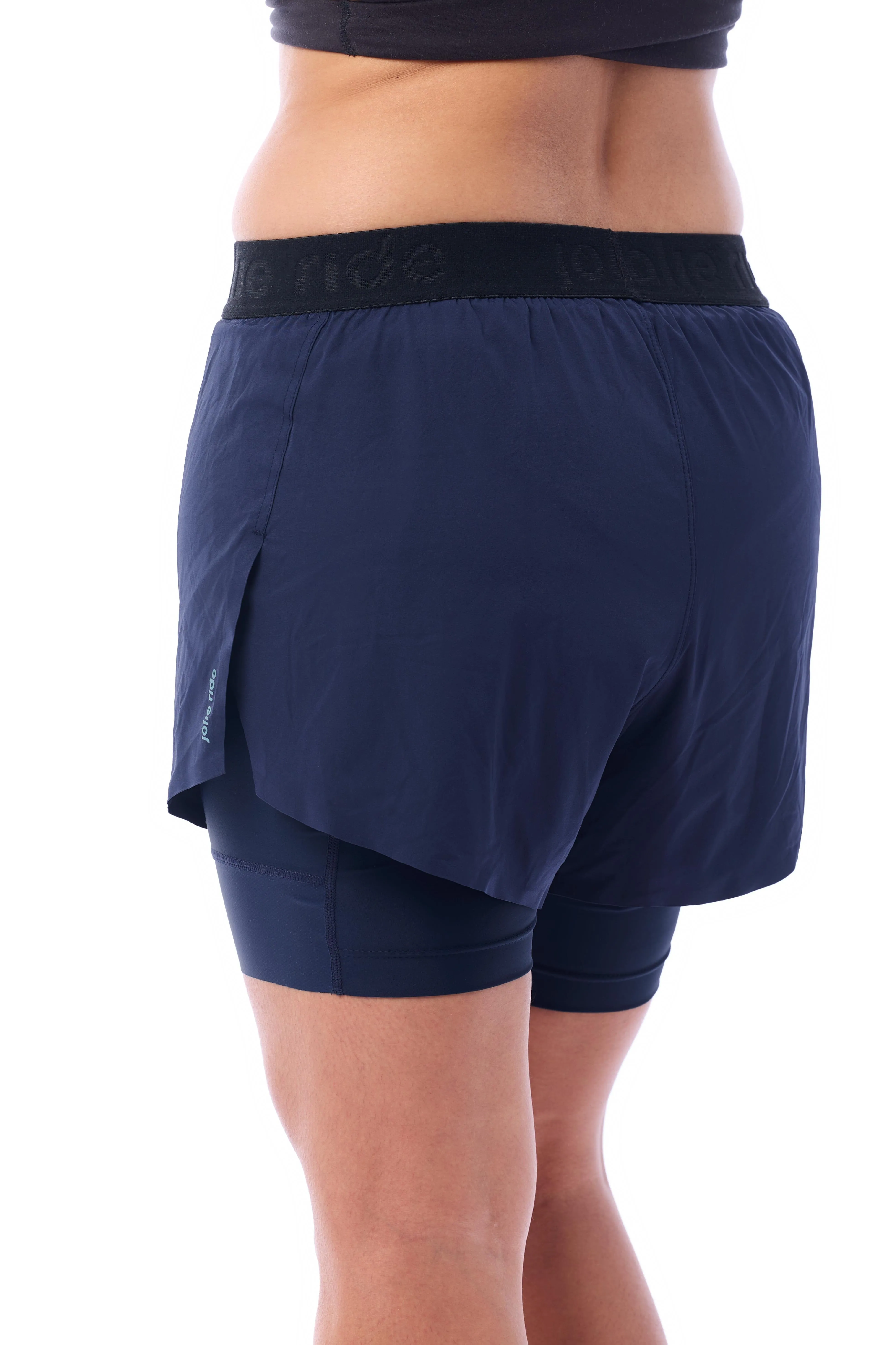 cycling shorts with over-shorts and 50  UV protection