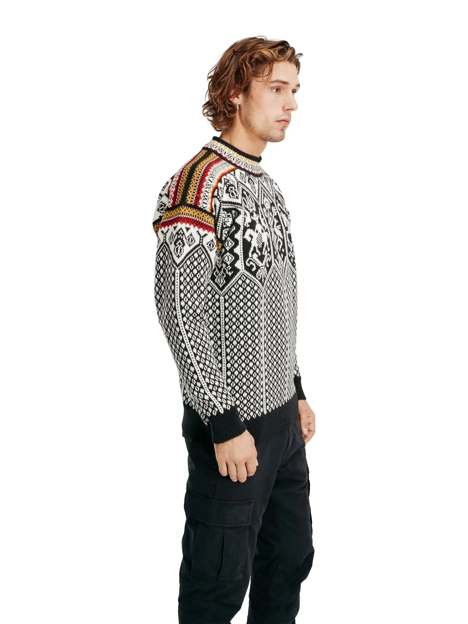 Dale of Norway | 1994 Sweater | Unisex | Black/Mustard/Off White