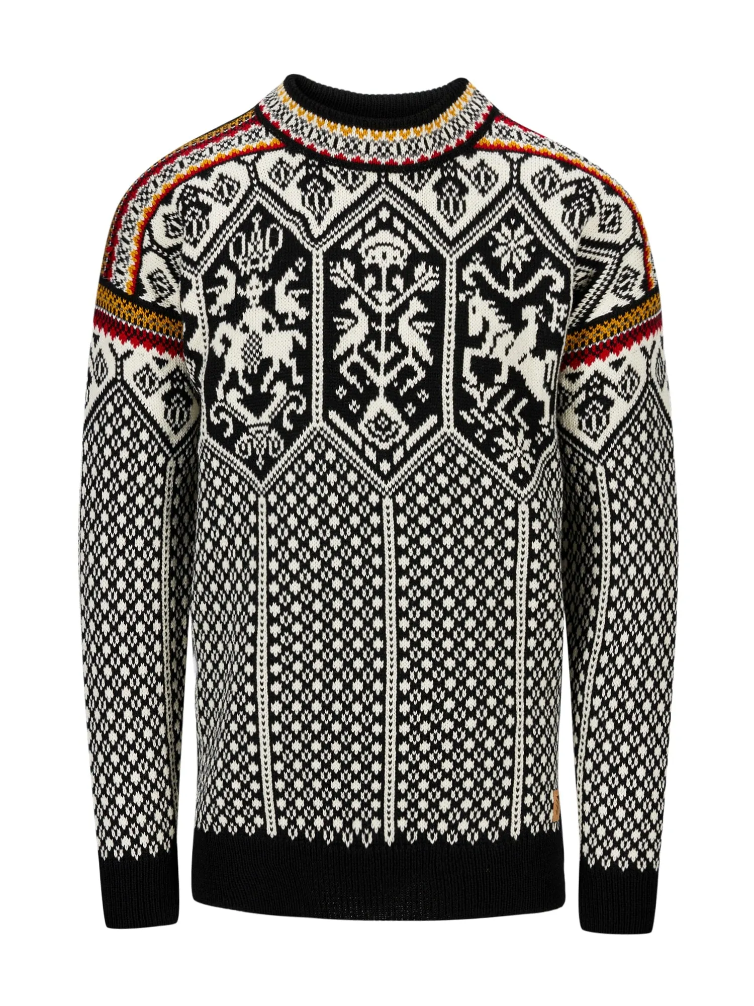 Dale of Norway | 1994 Sweater | Unisex | Black/Mustard/Off White