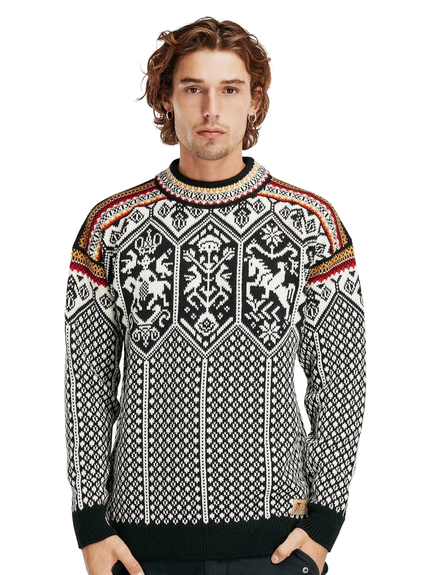 Dale of Norway | 1994 Sweater | Unisex | Black/Mustard/Off White