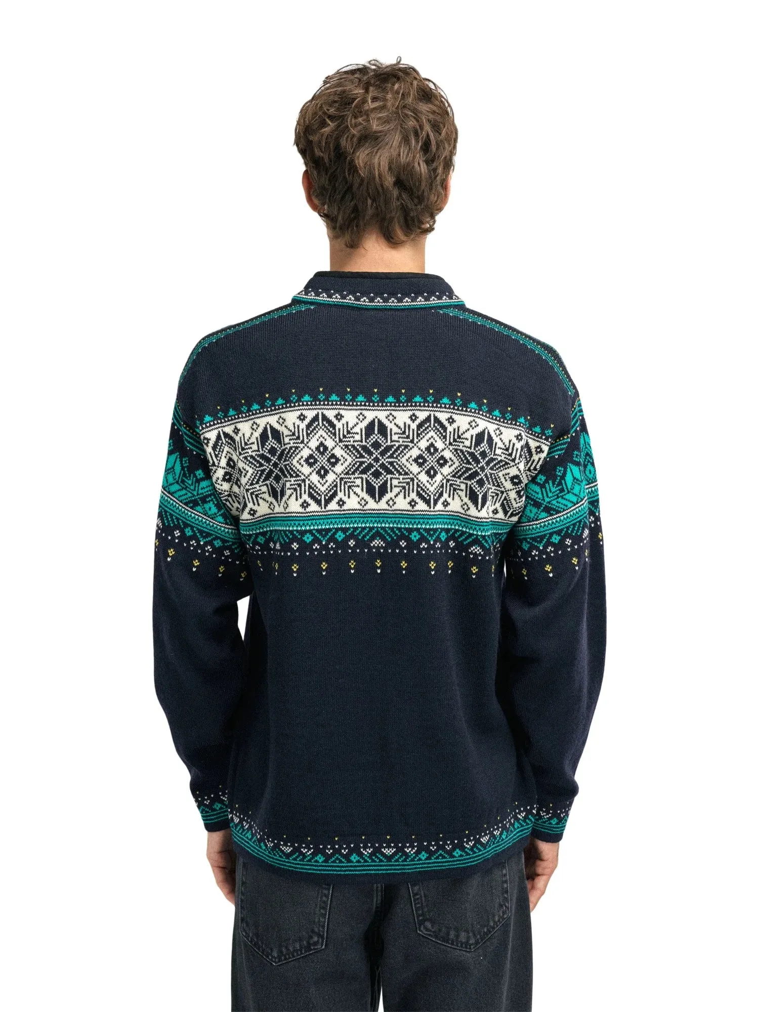 Dale of Norway | Blyfjell Sweater | Unisex | Navy/Off White/Peacock