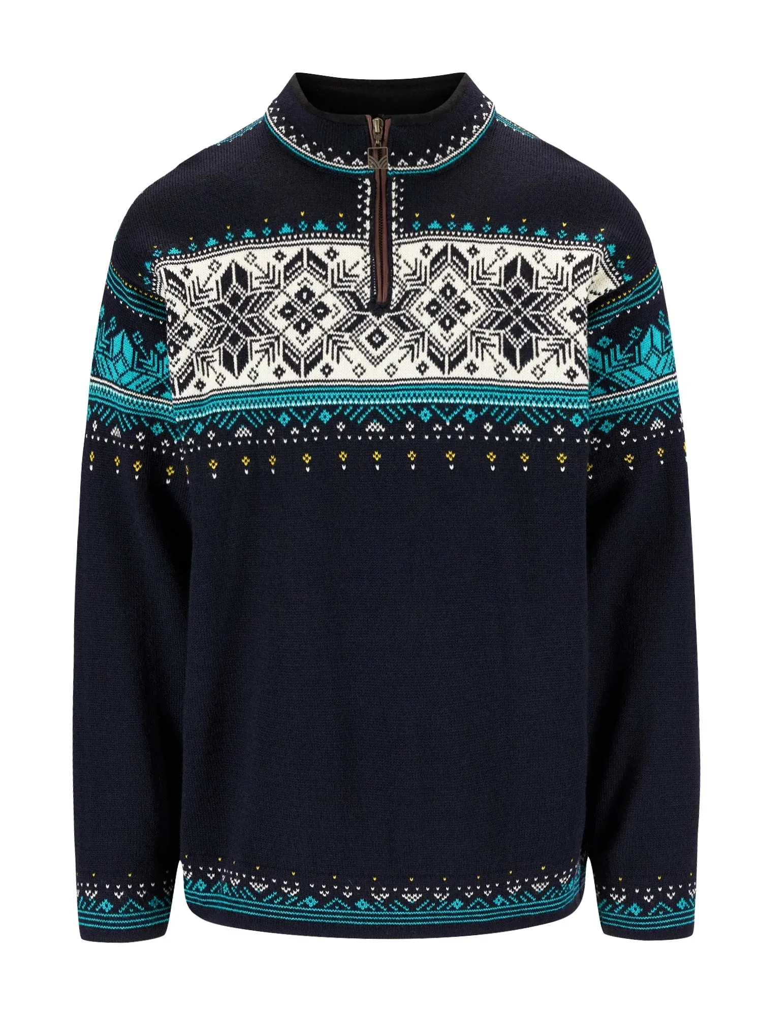 Dale of Norway | Blyfjell Sweater | Unisex | Navy/Off White/Peacock