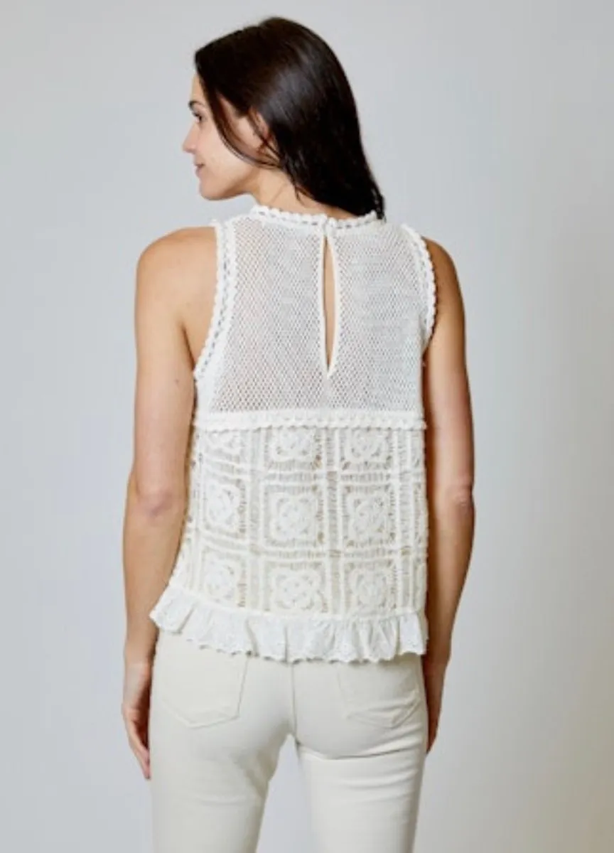 Design History - Crochet Tank Top (Final Sale)
