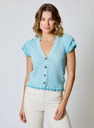 Design History -  Short Sleeve Spring Sweater (Final Sale)
