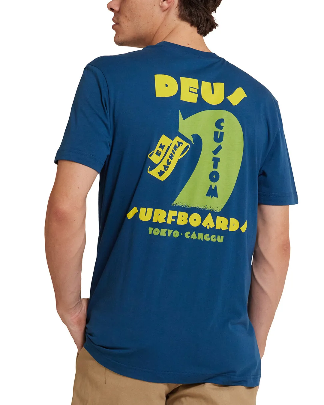 Deus Ex Machina Four Feet Tee Moroccan Blue