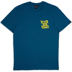 Deus Ex Machina Four Feet Tee Moroccan Blue