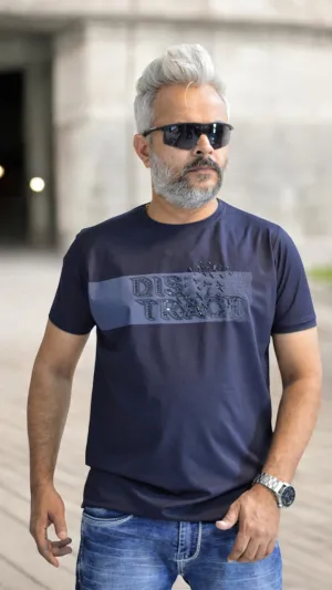 Distract Designer Shortcut Imported Men's Regular Fit T-Shirt