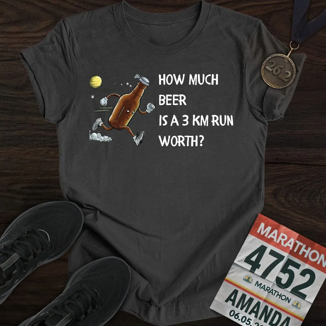 Drink Beer Run 3KM T-Shirt