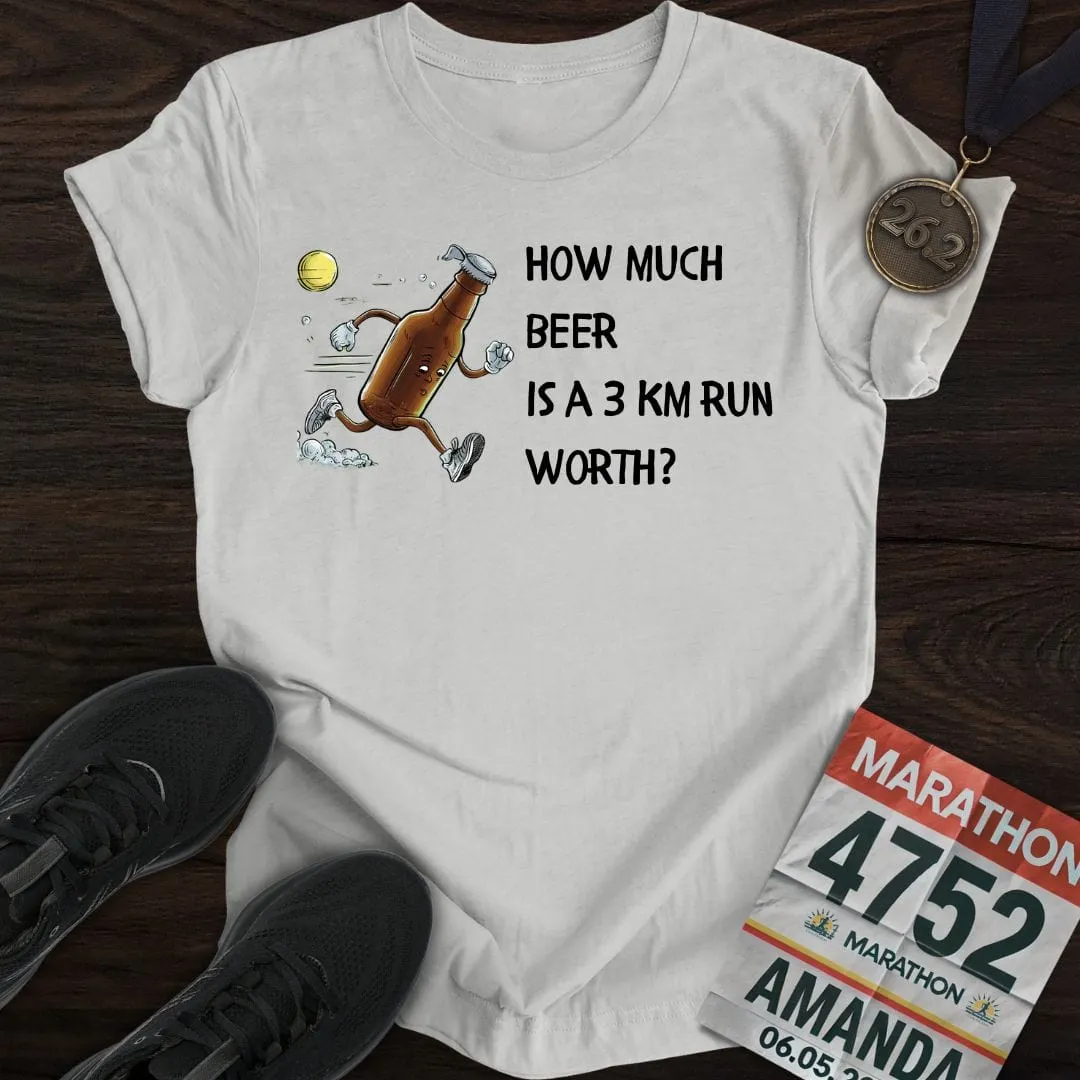 Drink Beer Run 3KM T-Shirt