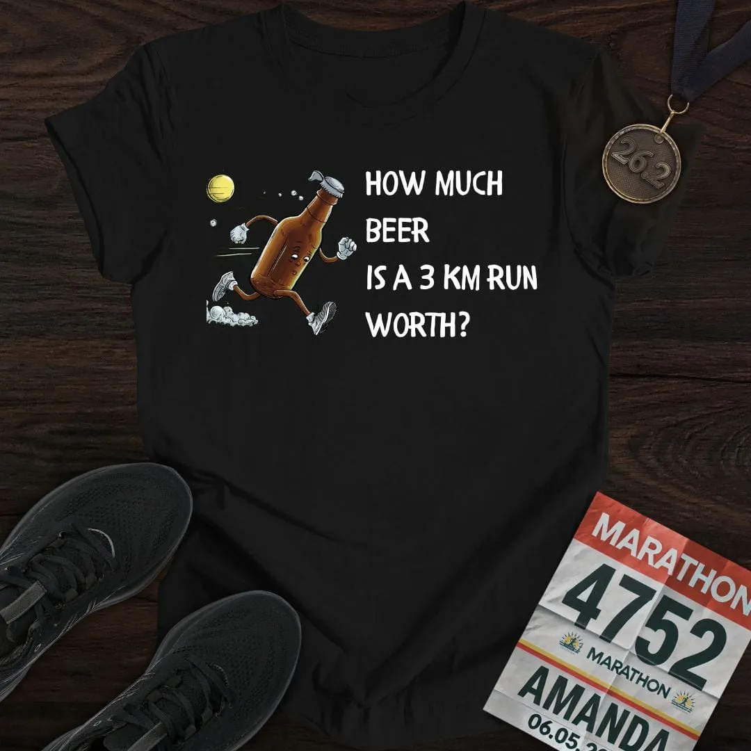 Drink Beer Run 3KM T-Shirt
