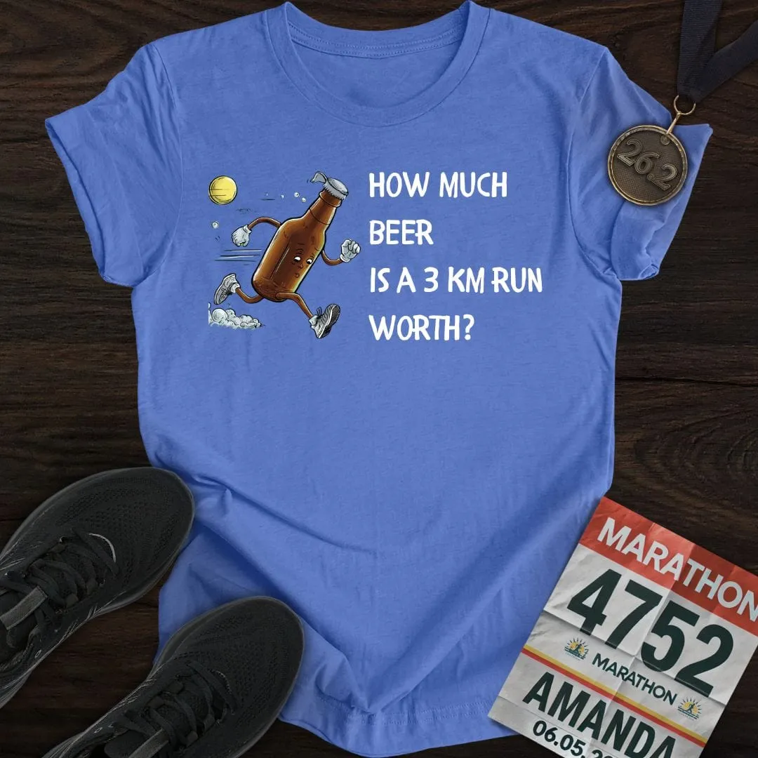 Drink Beer Run 3KM T-Shirt