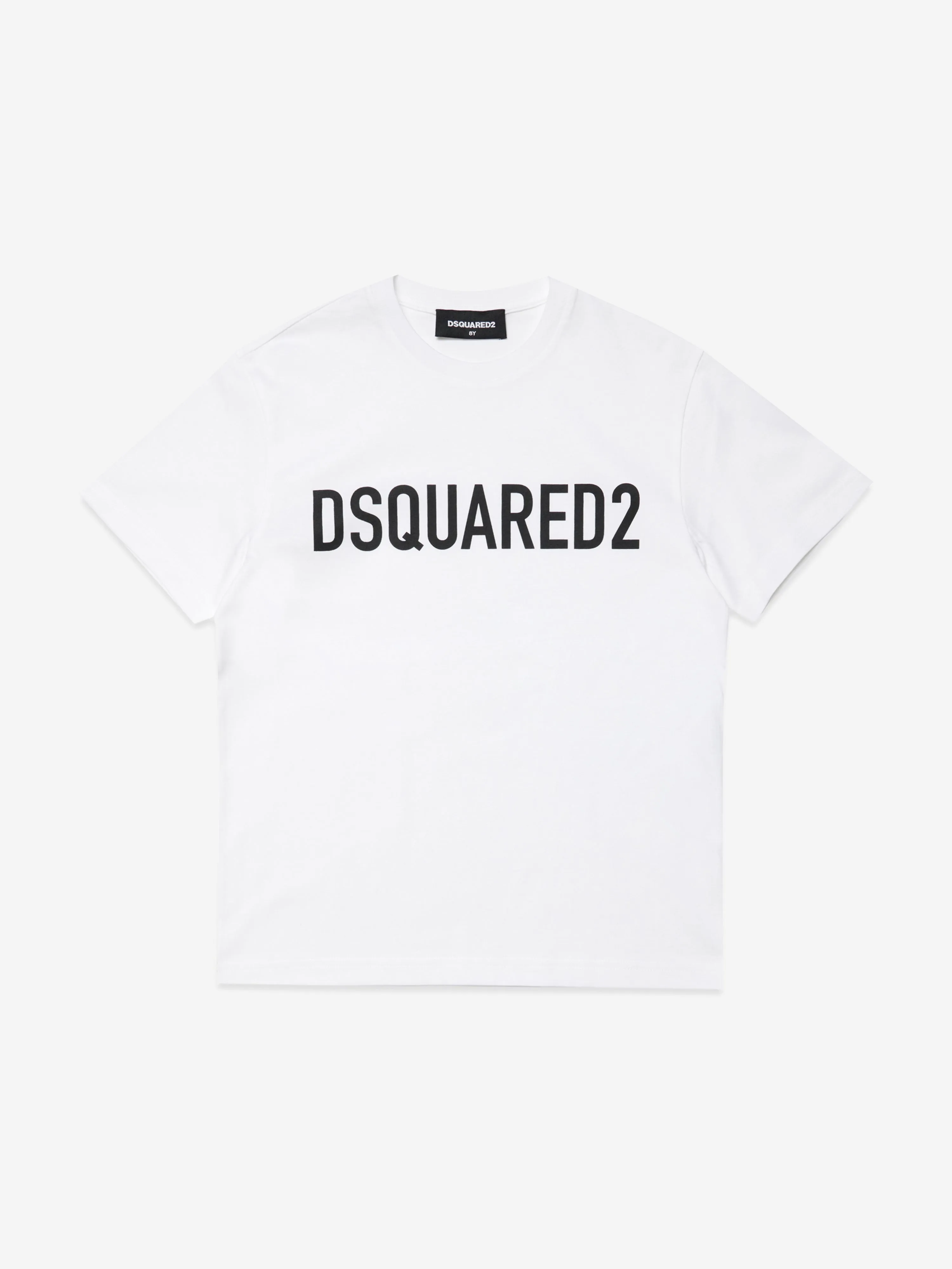 Dsquared2 Kids Logo Print T-Shirt in White