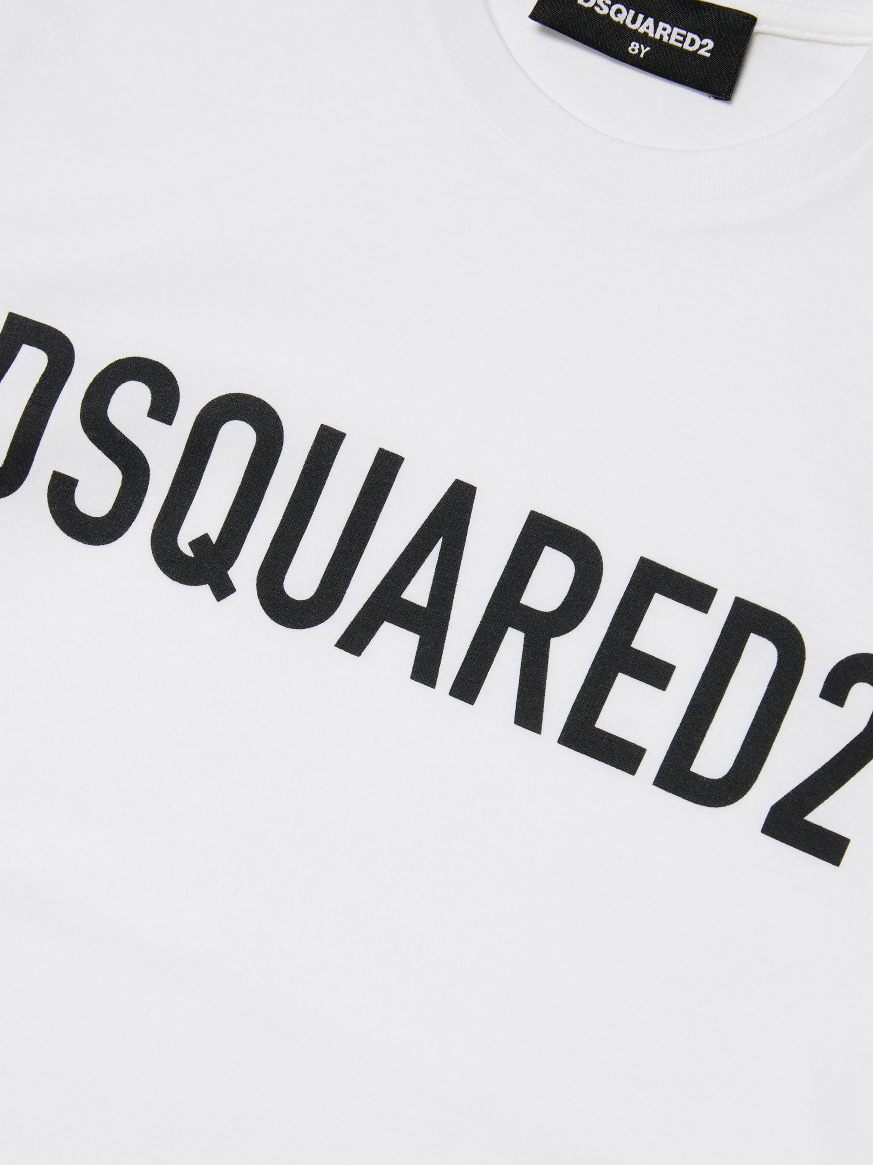 Dsquared2 Kids Logo Print T-Shirt in White