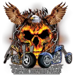Eagle Skull Rides T-Shirt
