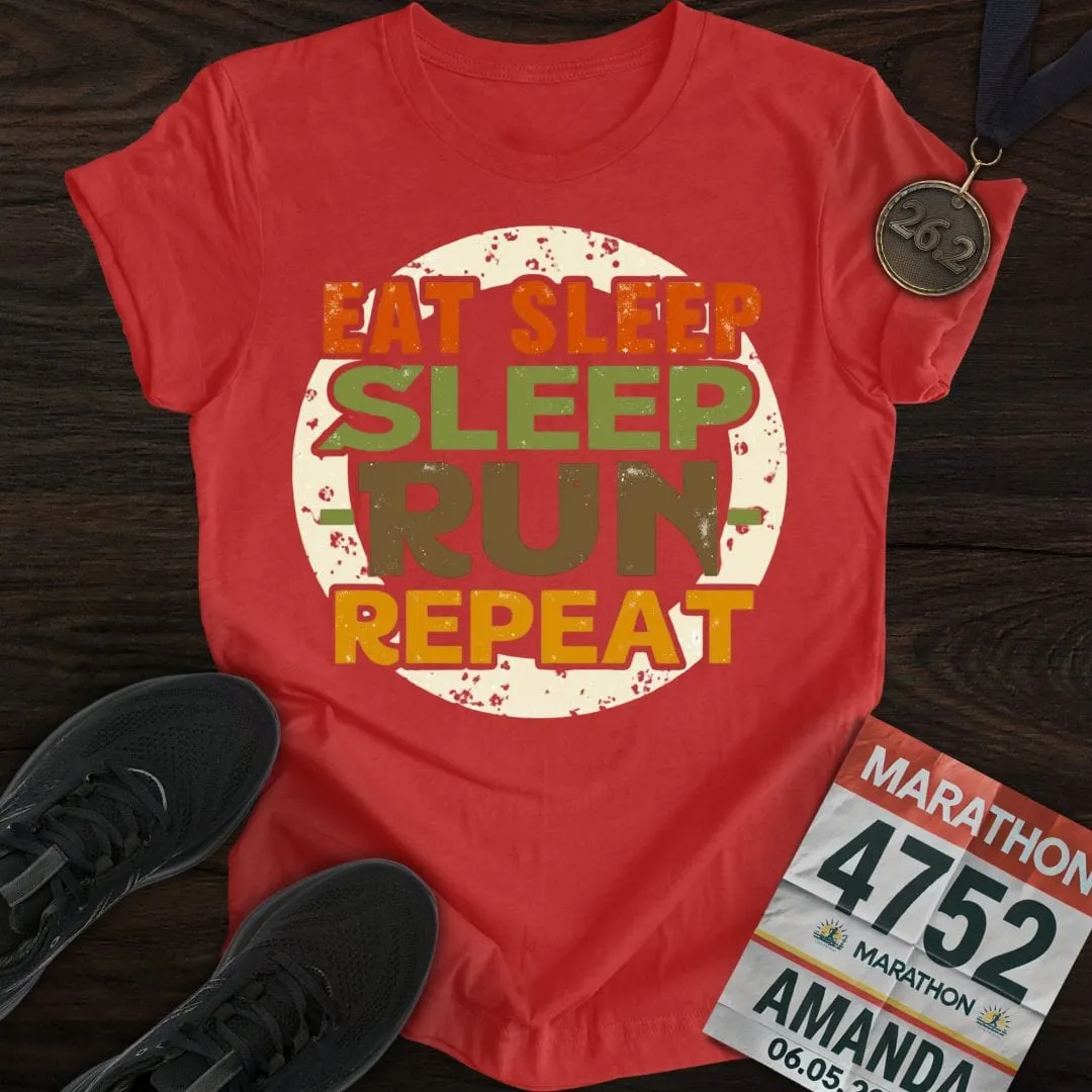 Eat Sleep - Sleep Run Repeat T-Shirt