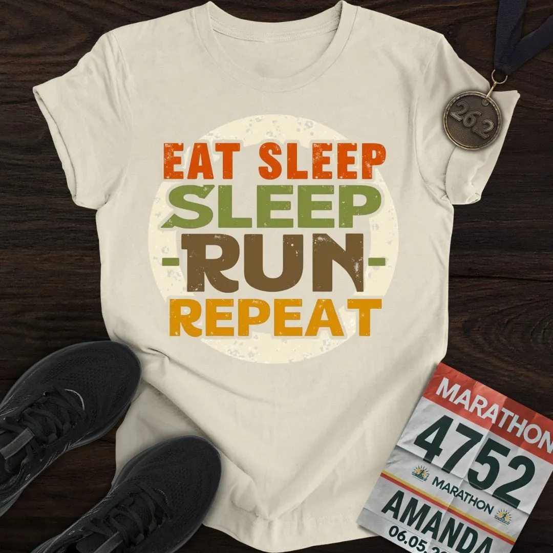 Eat Sleep - Sleep Run Repeat T-Shirt