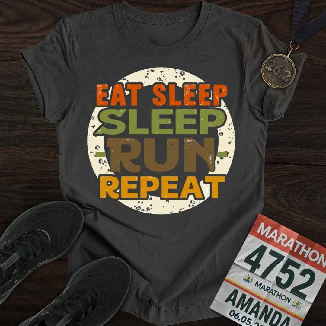 Eat Sleep - Sleep Run Repeat T-Shirt