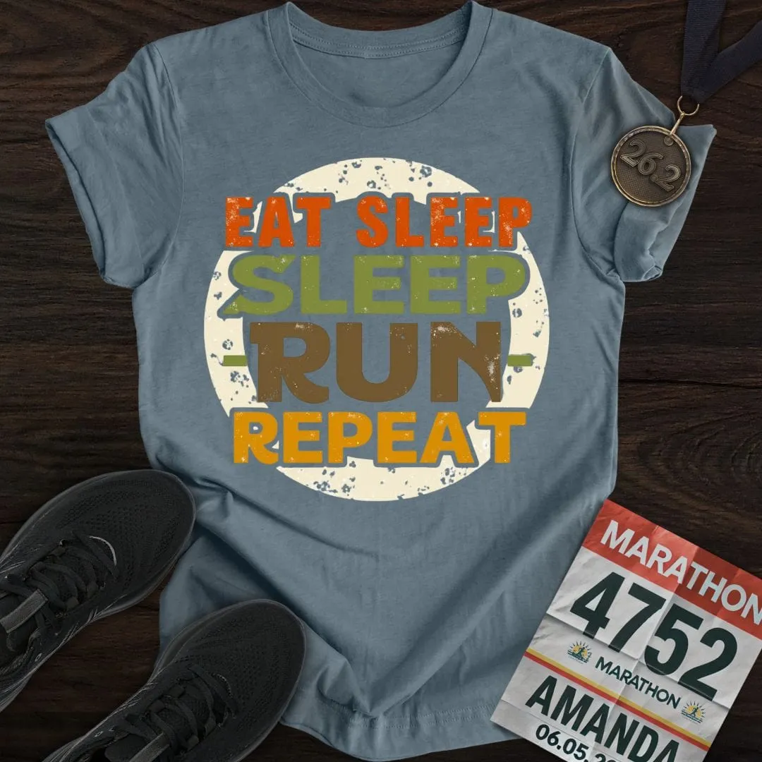 Eat Sleep - Sleep Run Repeat T-Shirt