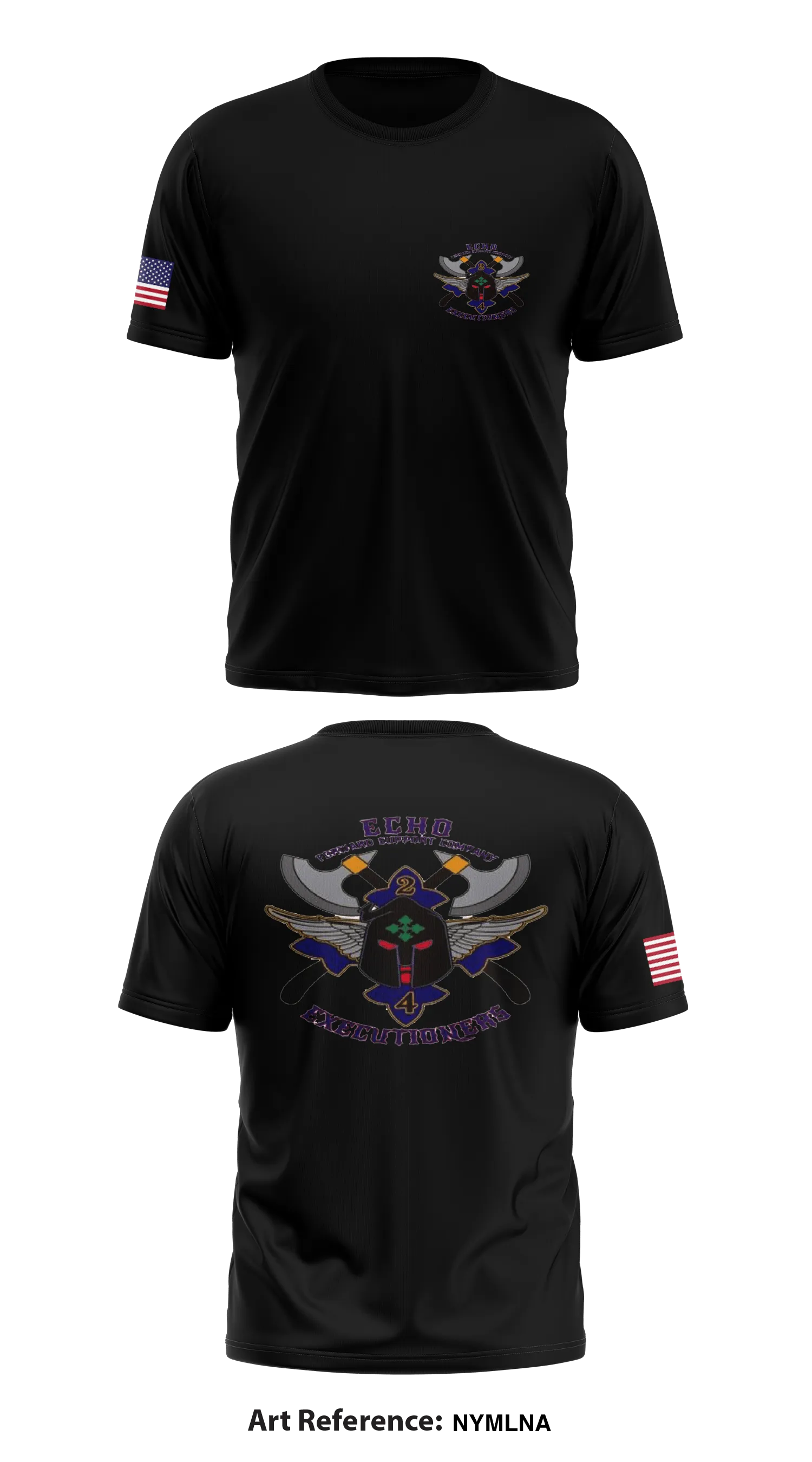 Echo Forward Support Company Store 1 Core Men's SS Performance Tee - nymlna