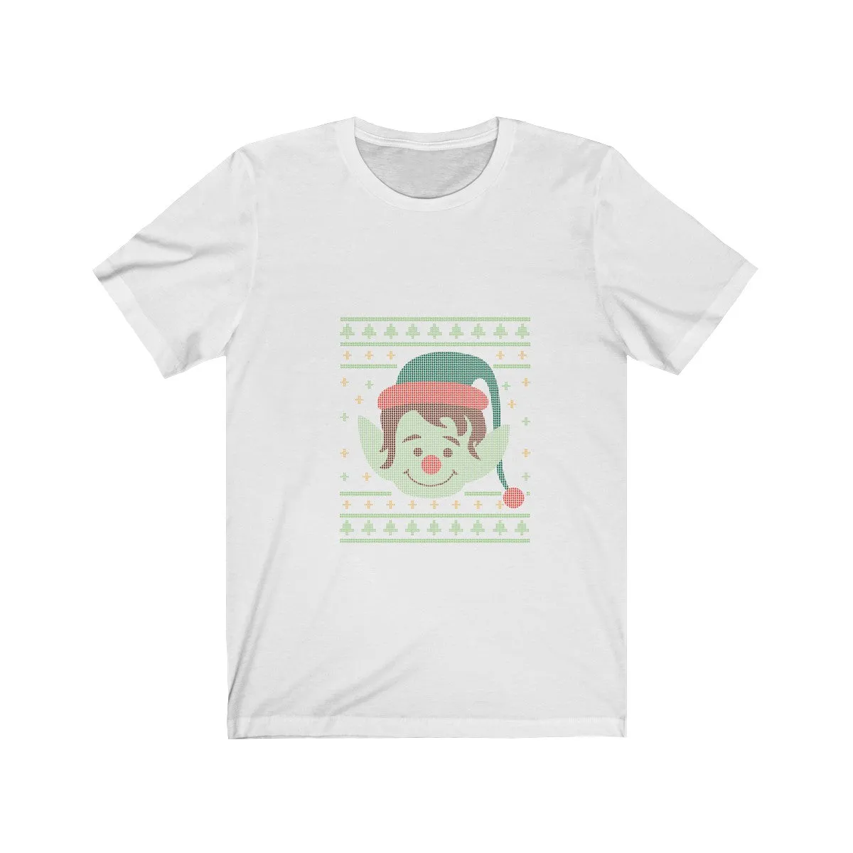 ELF <BR>ugly christmas <br>sweater <br>unisex tee
