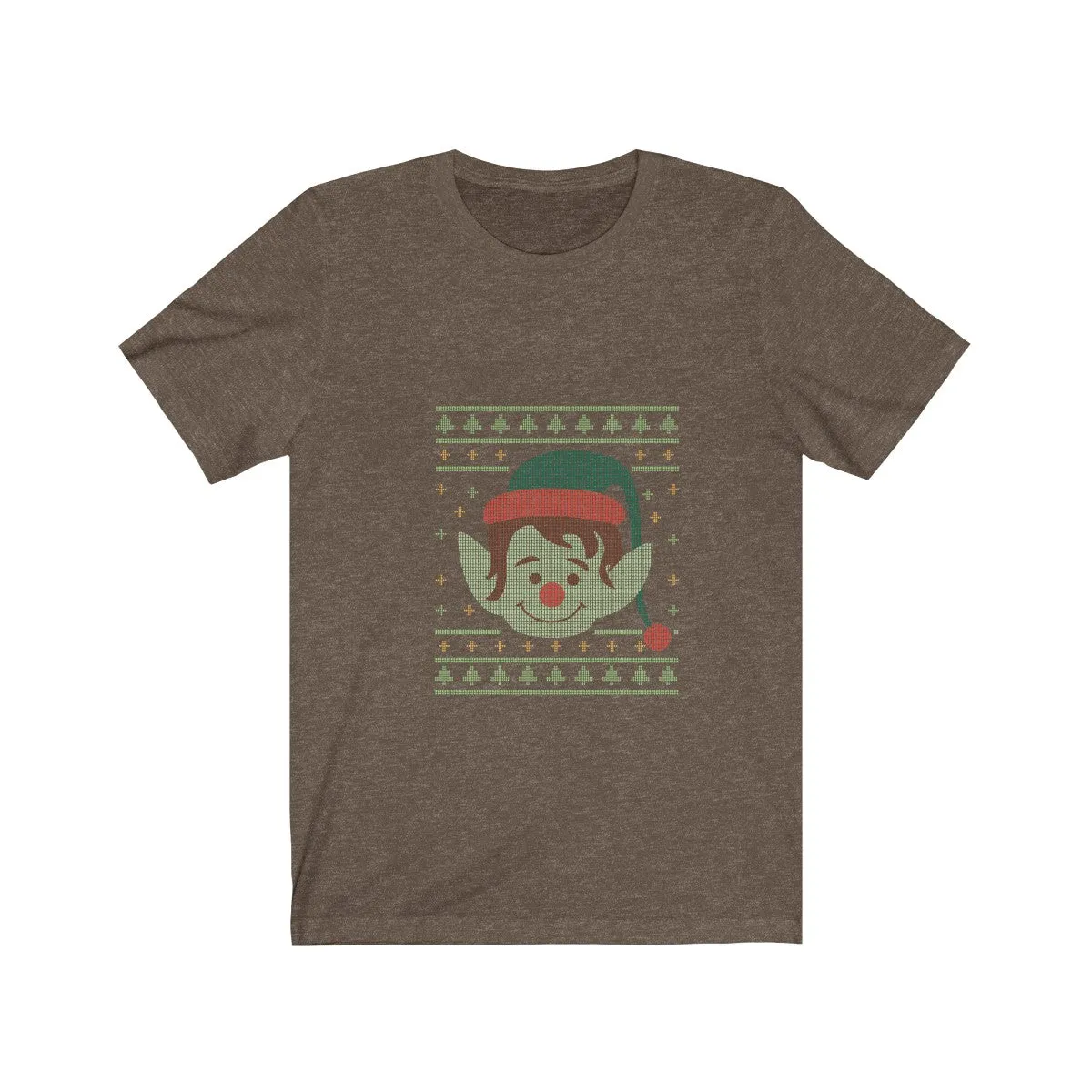 ELF <BR>ugly christmas <br>sweater <br>unisex tee