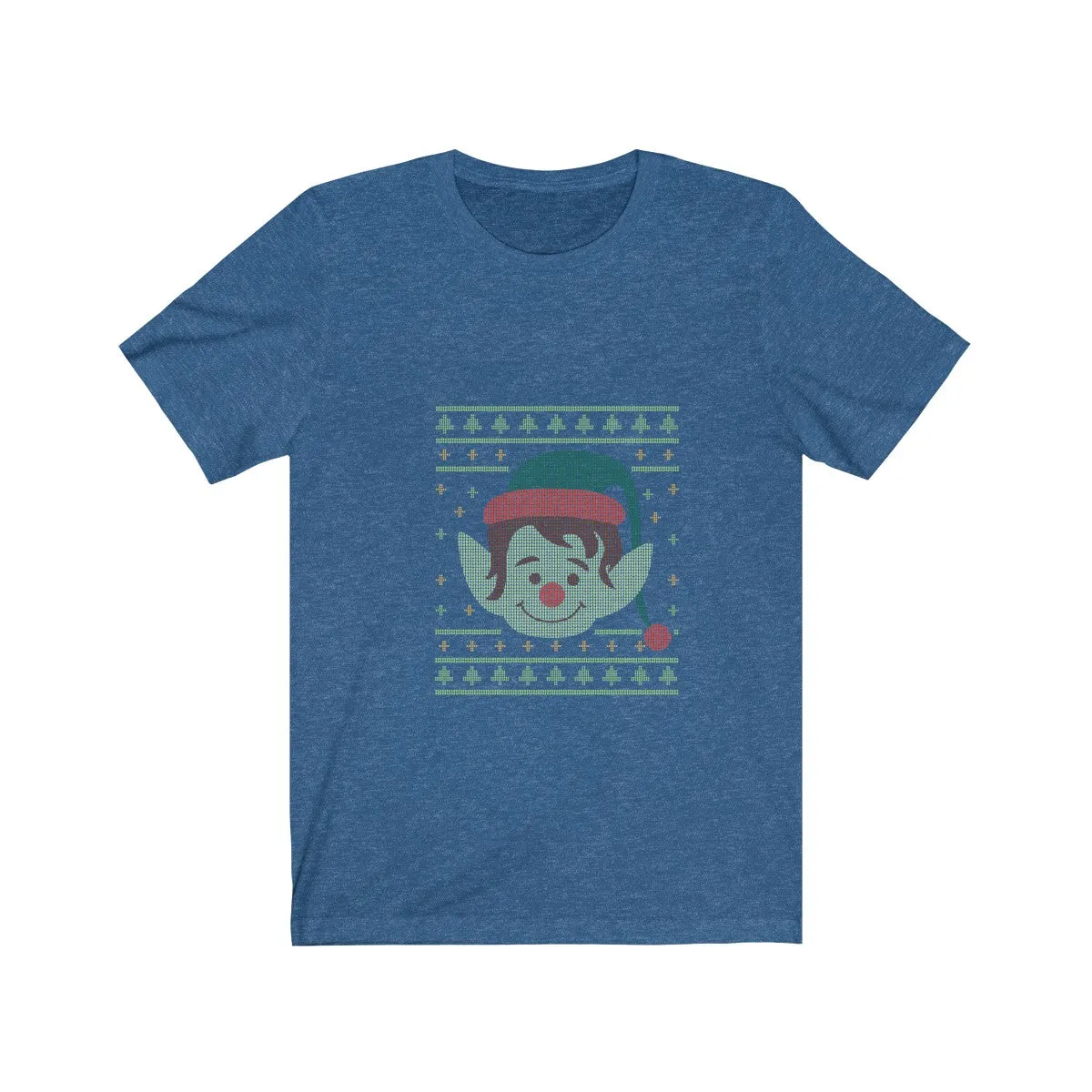 ELF <BR>ugly christmas <br>sweater <br>unisex tee
