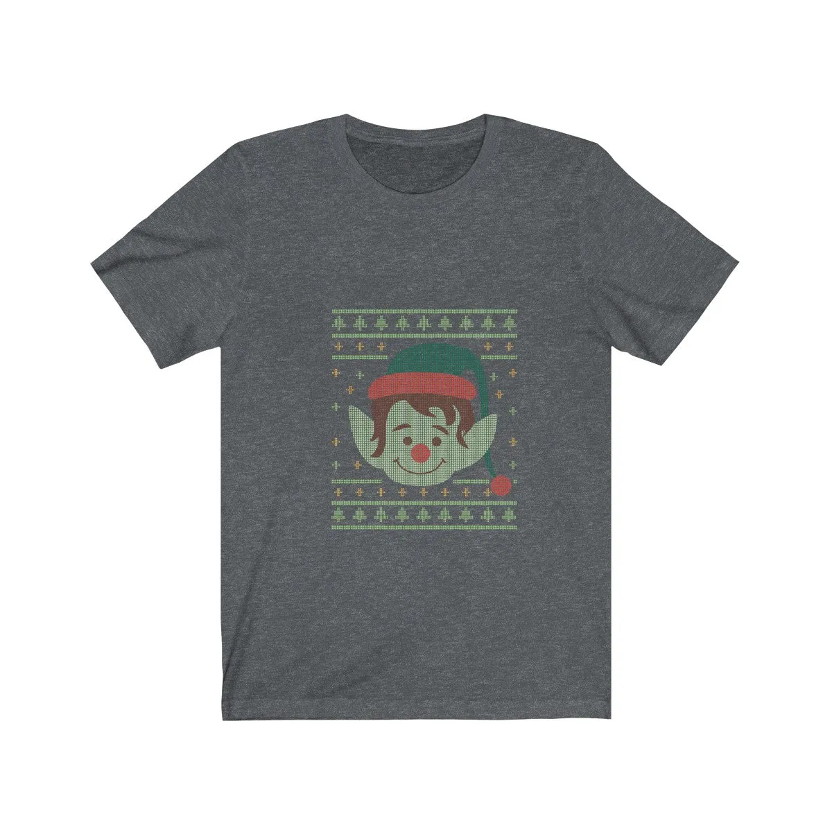 ELF <BR>ugly christmas <br>sweater <br>unisex tee