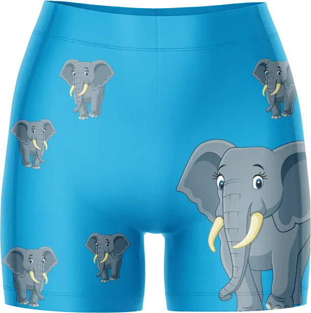 Ellie Elephant Ladies Gym Shorts