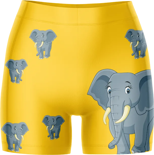 Ellie Elephant Ladies Gym Shorts