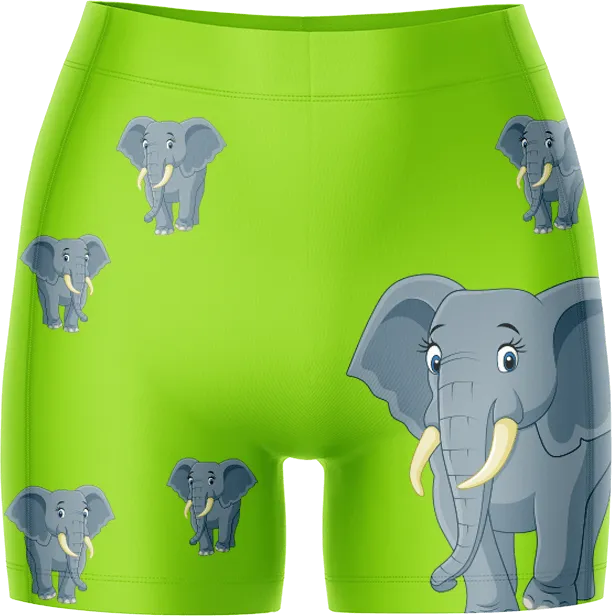 Ellie Elephant Ladies Gym Shorts