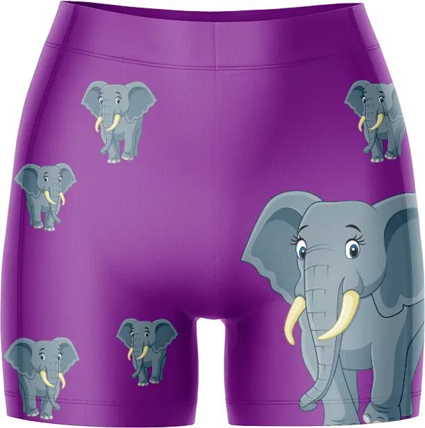 Ellie Elephant Ladies Gym Shorts